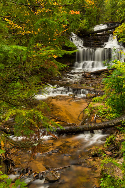 istock Wagner Falls In Autumn 1449825161