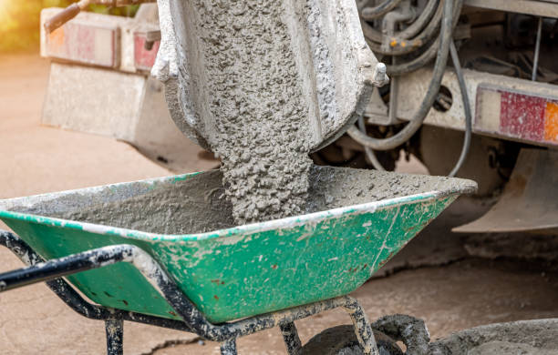 istock Concrete mixing truck service pouring cement 1449831494
