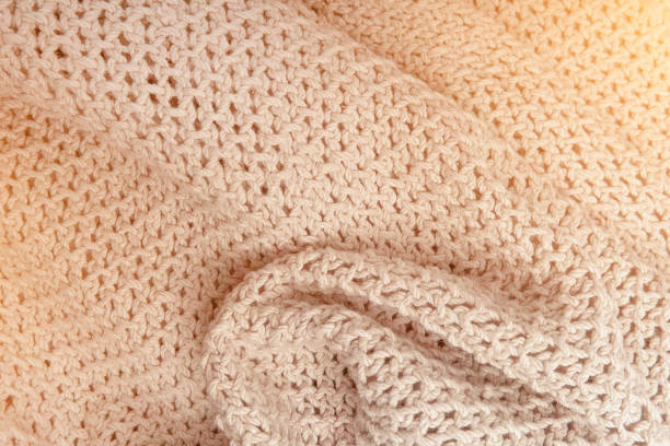 istock Knitted linen background, fashion backdrop 1449841037