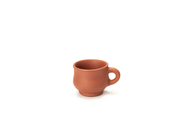 istock An Earthen Tea Cup isolated on white background Close-up shot 1449841186