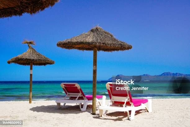 Relaxing On Muro Beach Alcúdia Bay In Mallorcaspain Stock Photo - Download Image Now