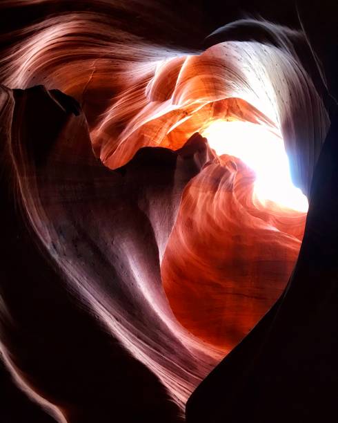 istock Heart Shaped Opening in Antelope Canyon 1449854852