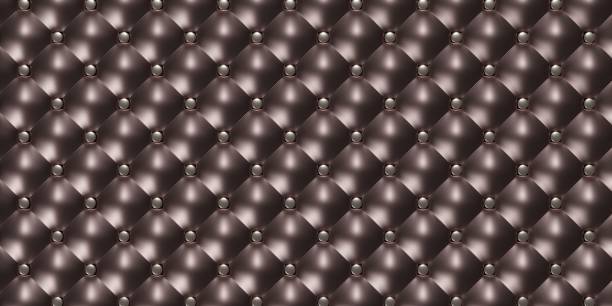 istock buttoned leather sofa surface upholstered chair luxury background Carbon background Old fashioned luxury leather seats Pattern 3D illustration 1449858856