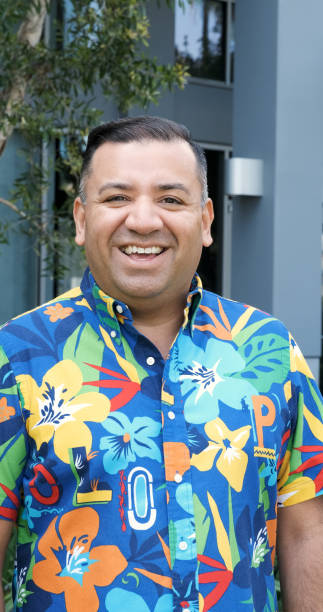 istock Smiling hispanic mature man looking at the camera smiling 1449861607