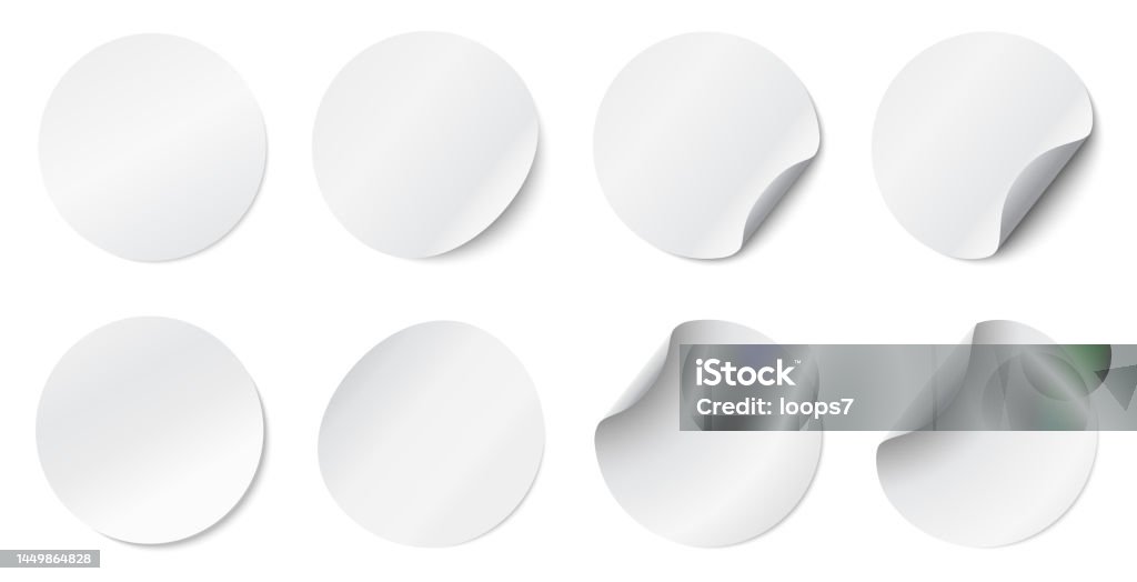 Adhesive Stickers - Vector - 免版稅貼紙圖庫向量圖形 Adhesive Stickers - Vector - 免版稅貼紙圖庫向量圖形