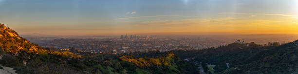 istock Los Angeles Skyline at Sunset 1449865081