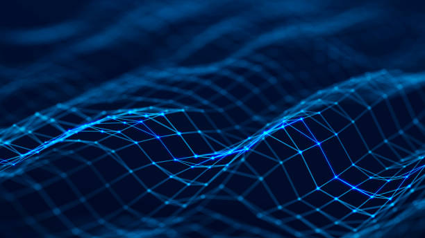 istock Digital technology background. Network connection dots and lines. Futuristic background for presentation design. 3d 1449866106