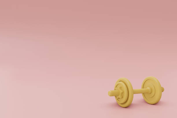 istock Fitness Scene with dumbbells 1449866124