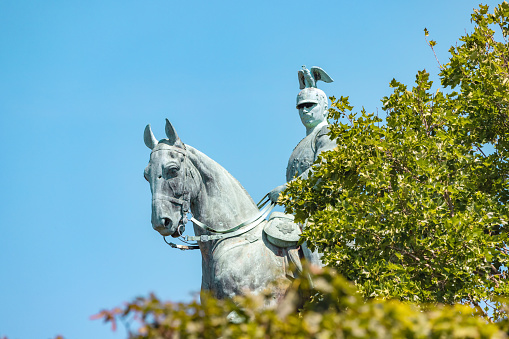 Equestrian Statue of Kaiser Wilhelm at Cologne old town square