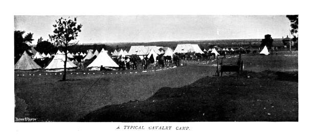 istock 19th c illustration a typical Cavalry camp Twesledown; The Navy & Army Illustrated 1899 1449870389