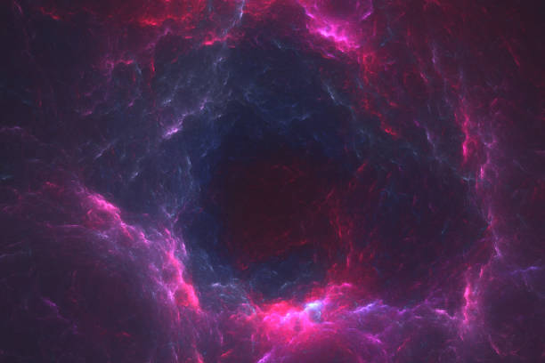 Cyfrowo generowane pole gwiazd w głębokiej galaktyce – zdjęcie