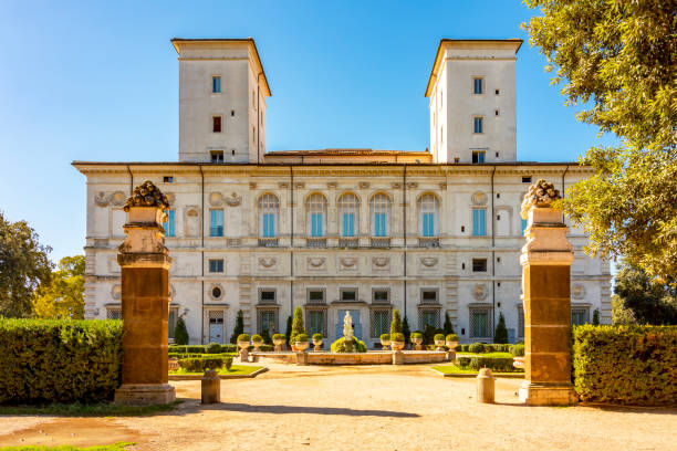 Rome, Italy - October 2022: Borghese Gallery and Villa in Rome