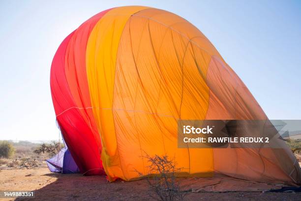 Hot Air Balloon Stock Photo - Download Image Now - Deflated, Hot Air Balloon, Balloon