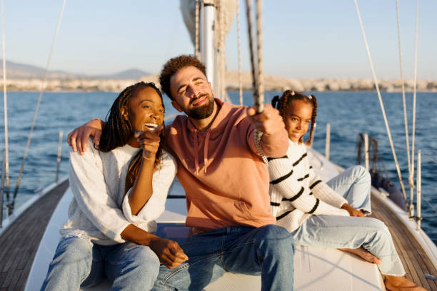 istock Family Yacht Sailing 1449897226