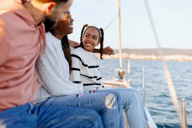 istock Family Yacht Sailing 1449897411