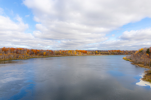 Fall Color Foliage Hits Canadian Border/Potsdam NY.