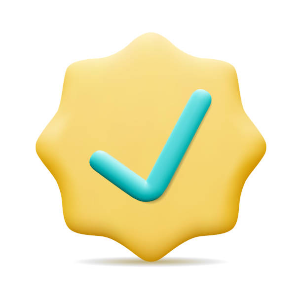 istock 3d cartoon style minimal Addition, Checkmark, Badge, Validation, Success, Check, Add icon. 3D vector illustration isolated on a white background 1449908434