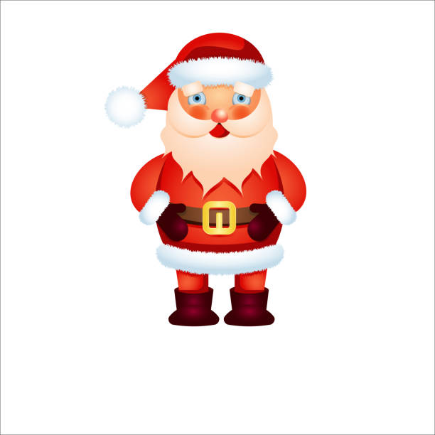 istock santa claus. Festive decorations and items for any New Year and Christmas background decoration. 1449923958