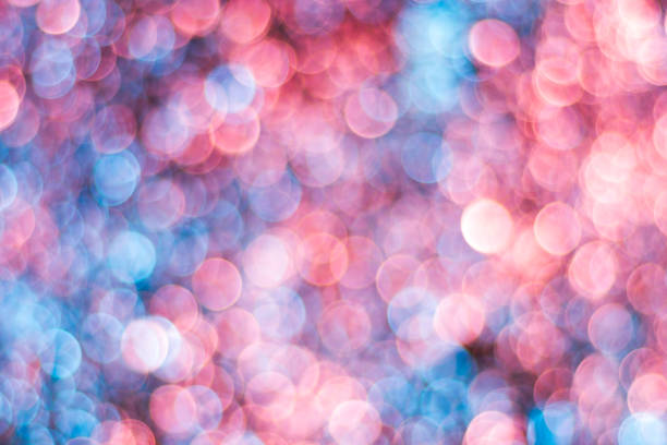 istock Pink and blue out of focus abstract background 1449935537