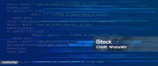 Programming Console With Dark Background Coding Vector Illustration ...
