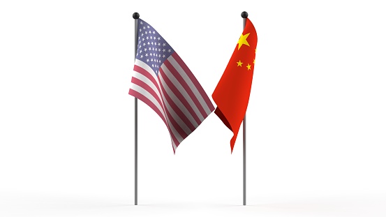 The US vs China conflict, international relations crisis