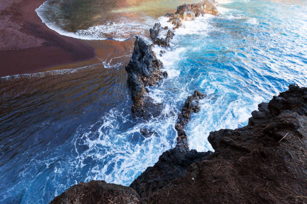 istock Hawaii Maui Hana Kaihalulu red sand beach 1449944076
