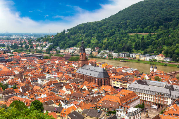istock Panoramic aerial view of Heidelberg 1449954189