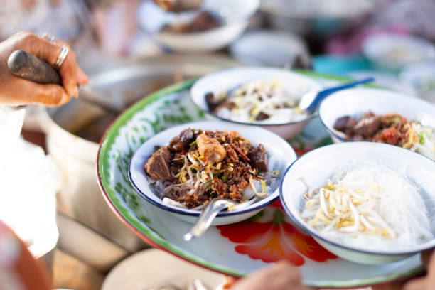istock Thai food, red curry noodles 1449956210