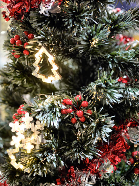 istock Christmas and Happy new year on christmas tree 1449967172