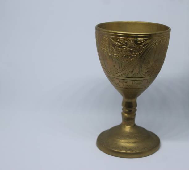 istock Brass glass on a white background 1449968305