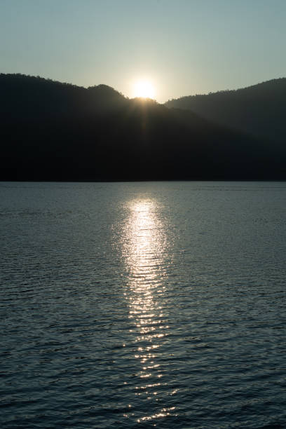 istock Huai Mae On reservoir sunrise view 1449968551