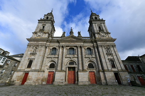 Saint Mary's Cathedral, better known as Lugo Cathedral, a Roman Catholic church and basilica in Lugo, Galicia, north-western Spain.