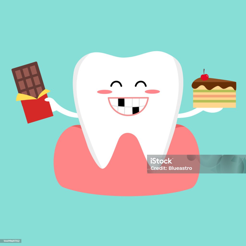 Phim Hoạt Hình Răng Khoang Với Bánh Ngọt Và Sô Cô La Làm Hỏng Răng ...