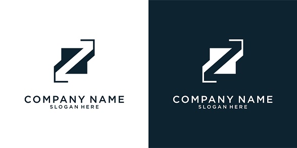 Letter Z or ZZ monogram logo design vector.