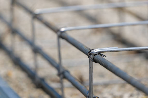 istock steel reinforcement on a concrete 1449972234