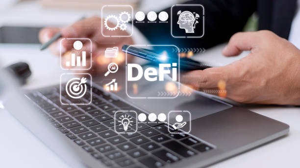 istock DeFi Decentralized Finance. Technology blockchain cryptocurrency concept 1449973784