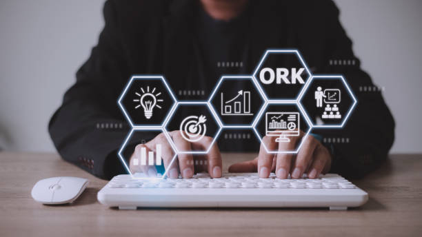 istock Objectives and Key Results OKR. Methods for project management 1449973873