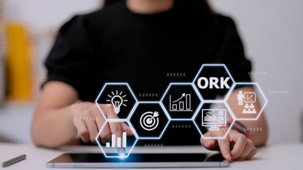 istock Objectives and Key Results OKR. Methods for project management 1449973879