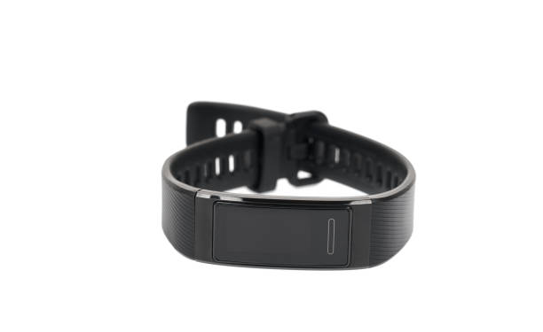 istock Smart fitness tracker isolated on white background 1449989352