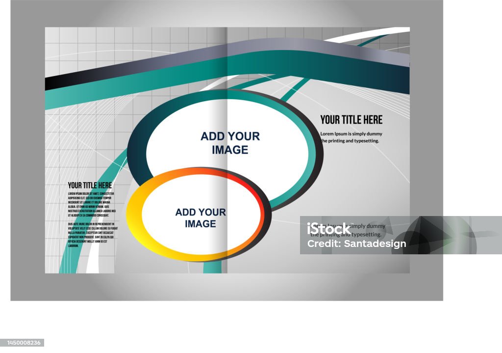 Brouchure Vector Vector Brochure Design Template Set Stock Illustration - Download Image ...