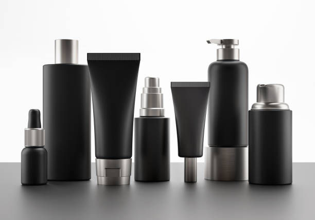 istock Cosmetics for men black and aluminum 1450008253