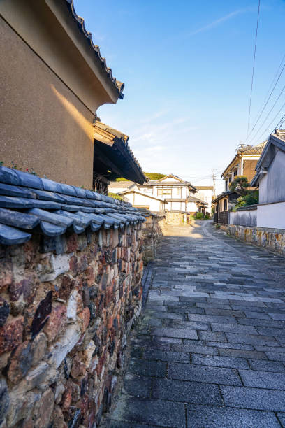 A back street with a tonbai fence (Arita Town, Saga Prefecture)