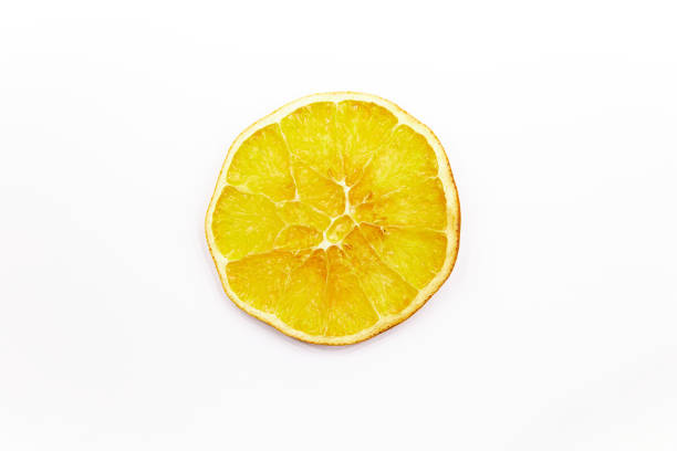 orange sliced and isolated
