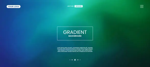 Vector illustration of Blurred fluid gradient colourful background. Modern futuristic background. Can be use for landing page, book covers, brochures, flyers, magazines, any brandings, banners, headers, presentations, and wallpaper backgrounds