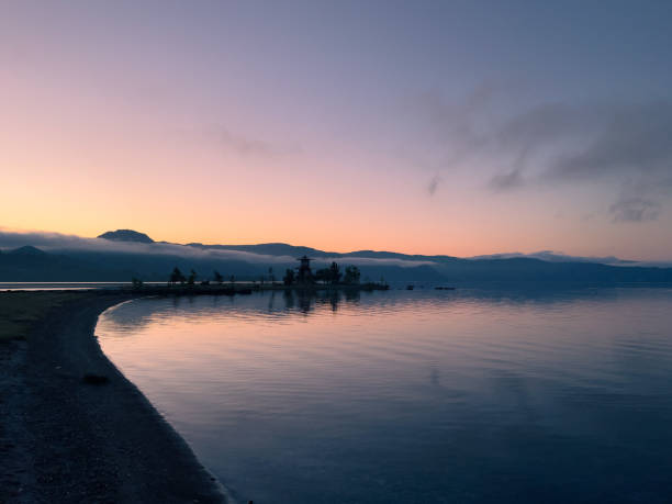 istock Lake Toya at dawn quietly 1450016414