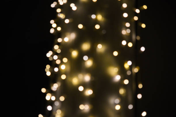 istock Defocused Lights Background. Golden unfocused light background 1450032236