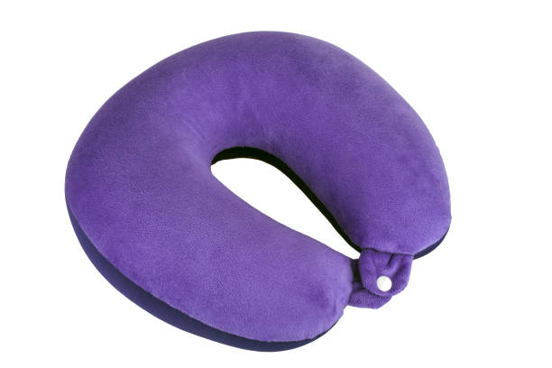 istock Travel pillow isolated on white background 1450032662