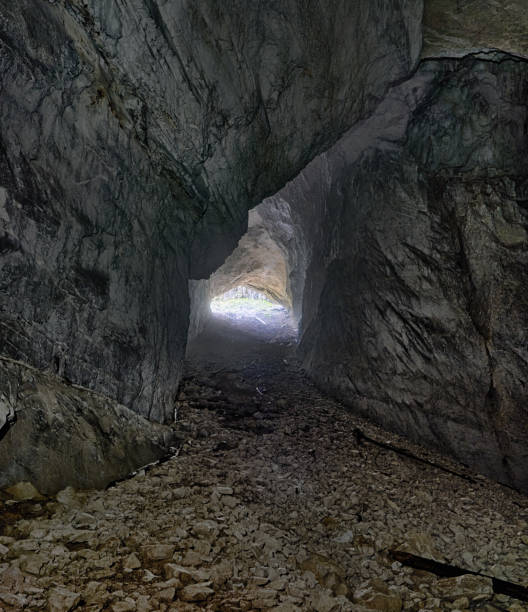 istock Cave entrance in Cetatile Ponorului, Romania 1450045026