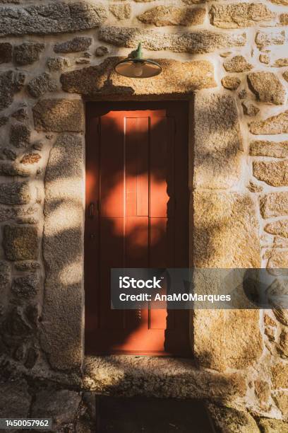 Traditional Door Lock Made Of Timber In The Old Village Of Aldeia De Trebilhadouro Vale De Cambra Aveiro Portugal Stock Photo - Download Image Now