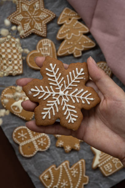 istock handmade star-shaped gingerbread cookies 1450058418
